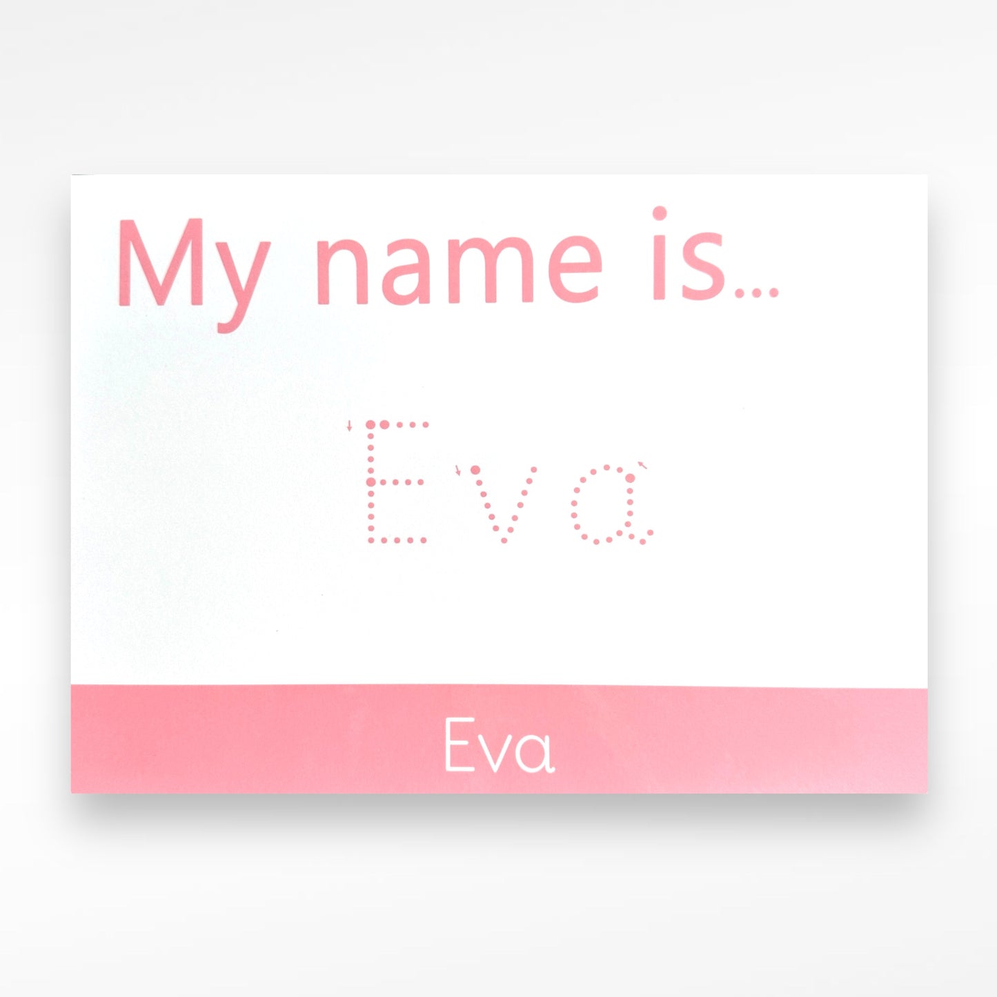 Eva - (Imperfect Name Tracing Mat)