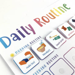 Children's Daily Routine Chart (Morning and Evening Routine) – Little ...